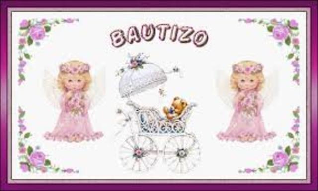 Mis tarjetas de invitacion de mi bautizo