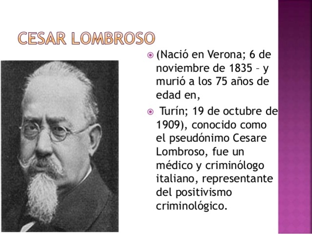 Escuelas penales. Escuela positiva