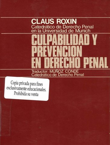 Sistema penales. Funcionalismo