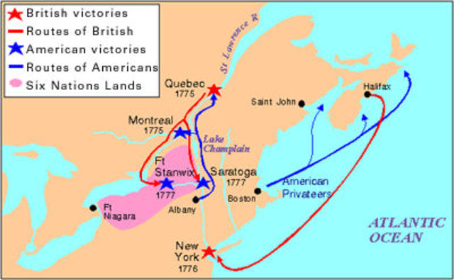 American Revolution Map