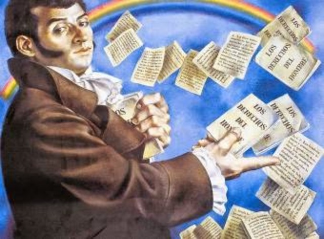 1830 Mayo 5. Promulgada Constitución de la República de Colombia. Siguió los parámetros de la anterior, pero disminuyó sus rasgos centralistas.