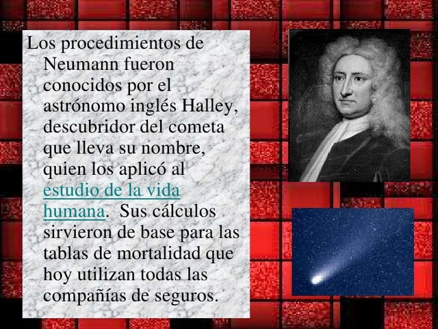 Estudio de la Estadistica de la vida Humana