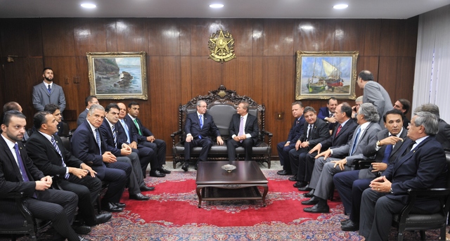 A chegada do processo ao Senado