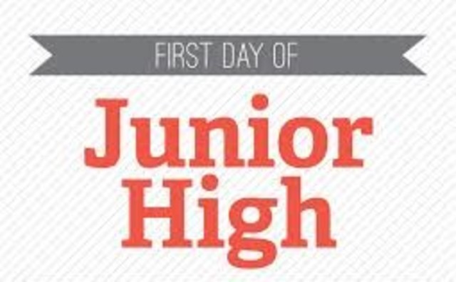 First day of Jr. High