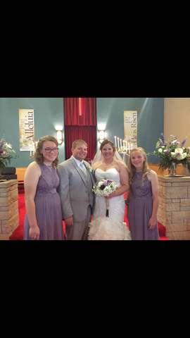 First time in a wedding