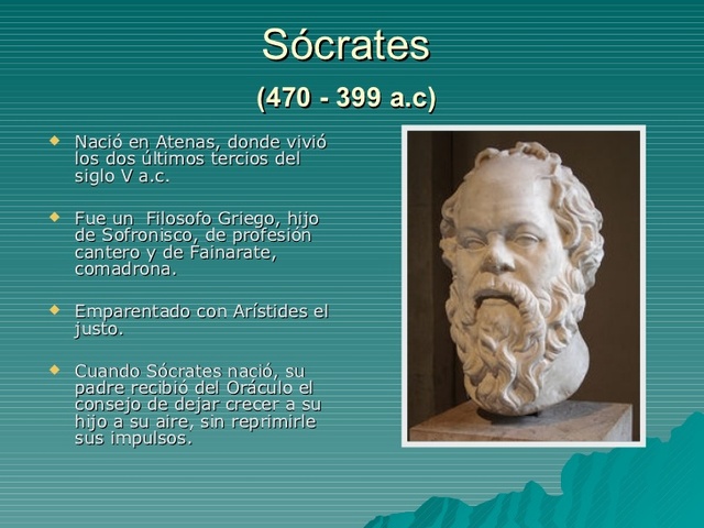 Concepción tradicional del conocimiento. (470 a.c)