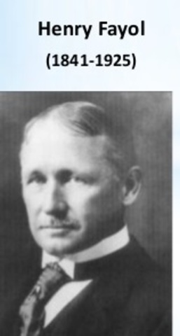 Henry Fayol (1841- 1925) Teoría Clásica de la Administración.