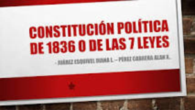 Leyes Constitucionales de 1836