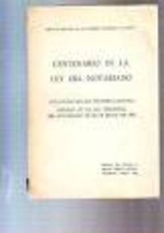 Ley Orgánica del Notariado Español