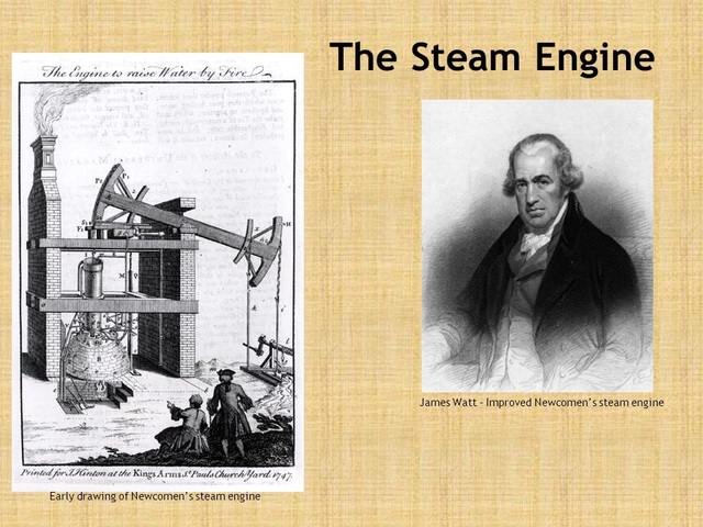 STEAM ENGINE 1736-1819 BY JAMES WATT