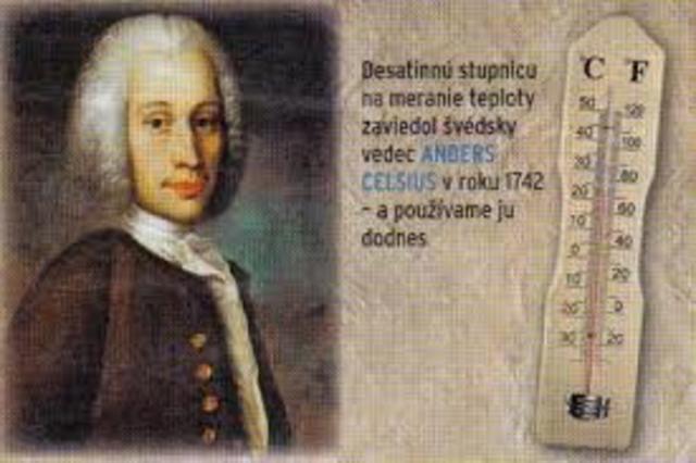 1742 d.C.-  Grados Celsius