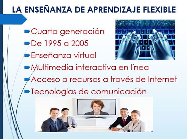 La enseñanza de aprendizaje flexible 1995 - 2005