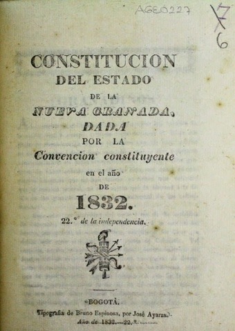 Constitución de la Nueva Granada. Refuerza el poder de las provincias