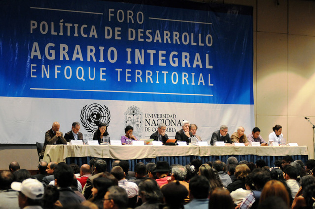 Foro Nacional sobre Política Agraria