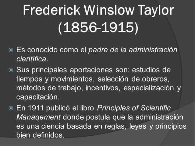 administración científica