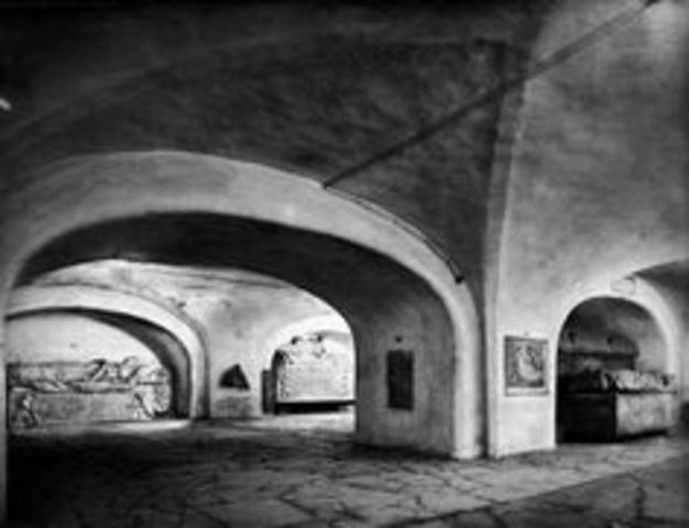 Vatican Grottoes 9:37pm