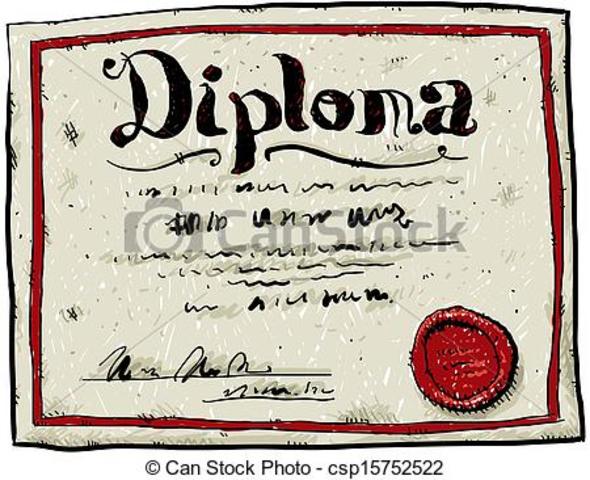 Im going to graduate of English School in Ricaldone