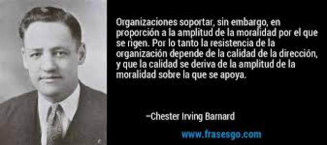 Chester Barnard. Teoría de sistemas. La tarea de los gerentes es la de mantener un sistema de esfuerzo cooperativo en una organización formal. Sugirió un enfoque de sistemas sociales amplio a administrar.