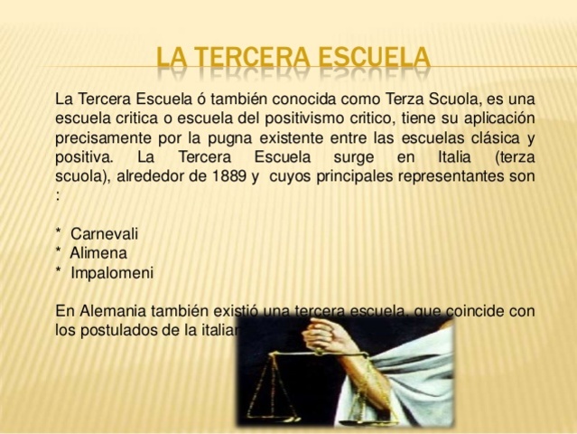 Tercera Escuela