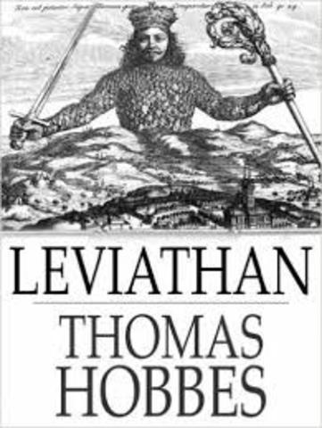 Enlightenment in England: Thomas Hobbes wrote the Leviathan&nbsp;