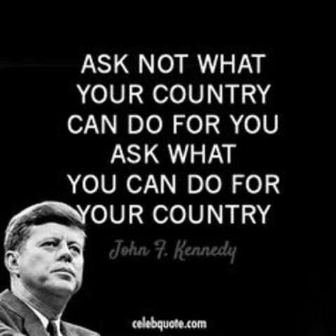 Kennedy's famous words