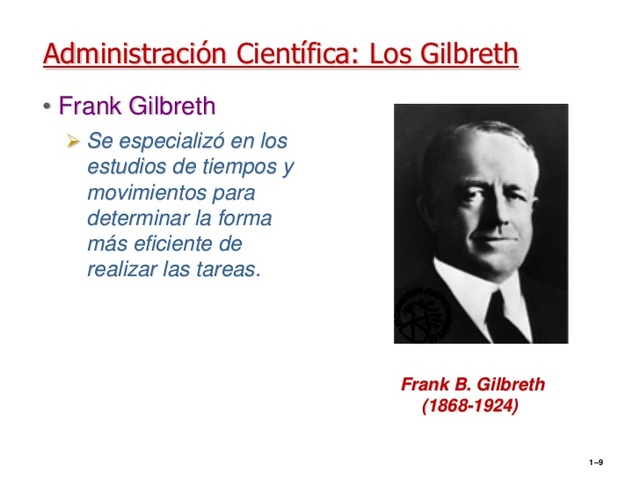 ESCUELA DE LA ADMINISTRACIÓN CIENTÍFICA