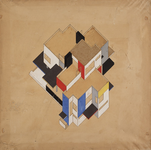 Théo van Doesburg - Projet de maison / Contre-Construction