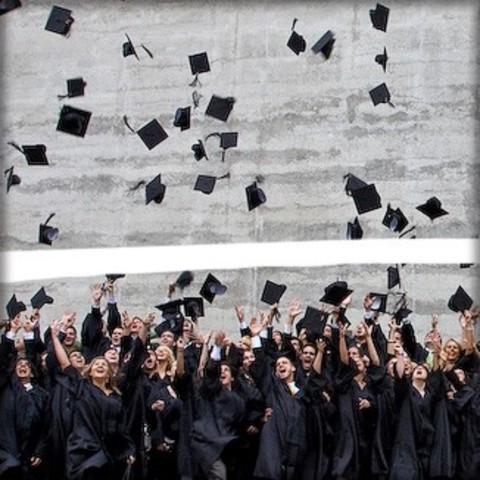 I was at my mom's high school graduation!:)