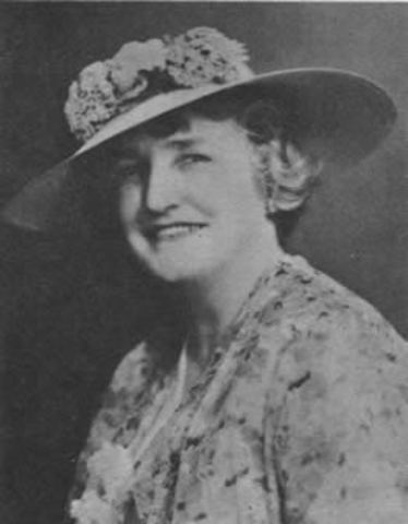 Mary Davis (fundadora del American Journal of Nursing) y May Kennedy