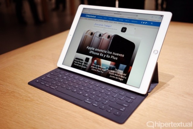 Apple Inc., lanza al mercado la nueva versión del iPad llamada iPad pro, y También lo acompañara un Stylus llamado "Apple Pencil" y un nuevo teclado para esta nueva versión de la popular tableta.