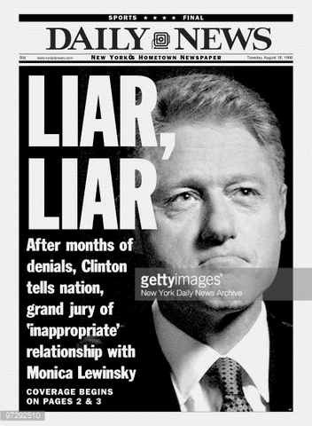 Clinton Presidency ordered with sexual advances