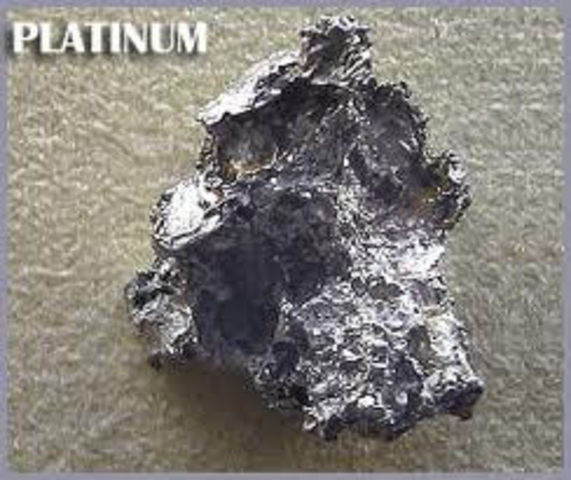 descubrimiento de platino