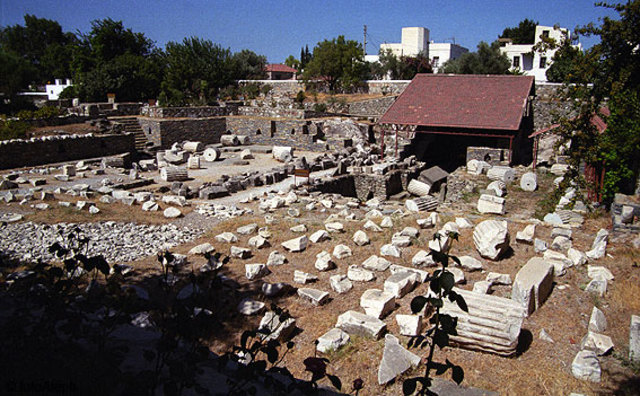 Ruinas del mausoleo de Halicarnaso