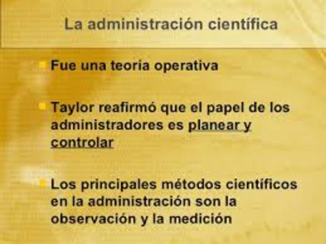 Administracion cientifica