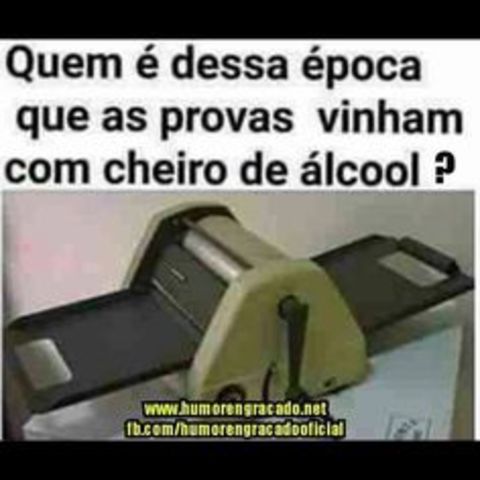 Cheirinho de álcool