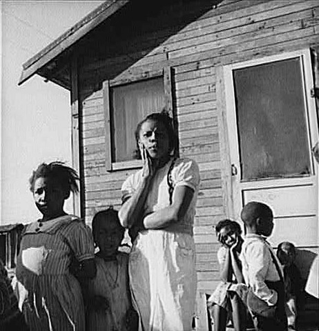 Texas family in California