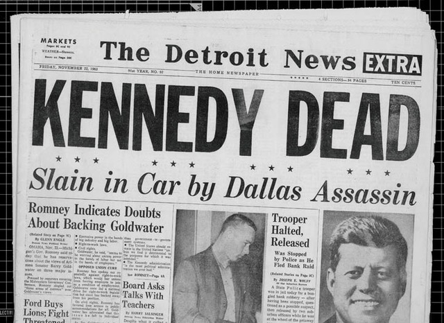 John F. Kennedy Dead
