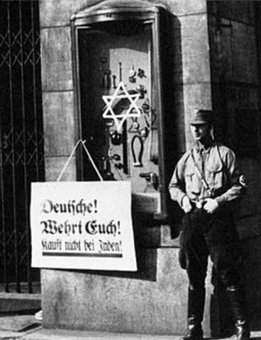 Nazi Boycott of Jewish businesses