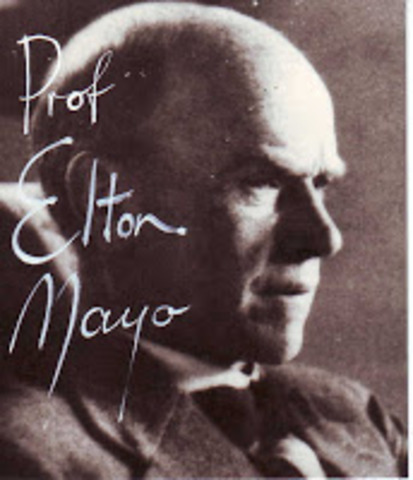 Ciencias del Comportamiento  3 Feb 1933  Elton Mayo
