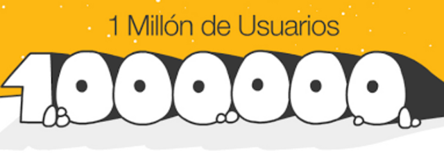 Un millón de usuarios!