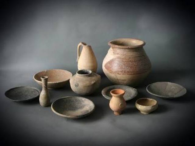 Trabajos de cerámica, alfarería y vidriería (China, India y Egipto)