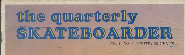 First Skating magazine is published