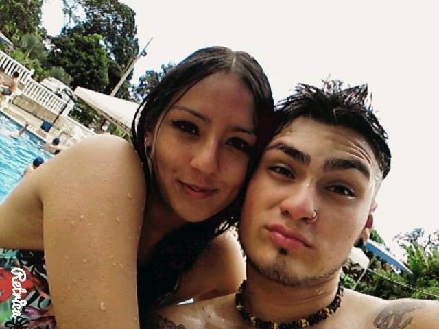 Vacaciones con su novio