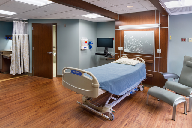 First time I stayed over night in the hospital