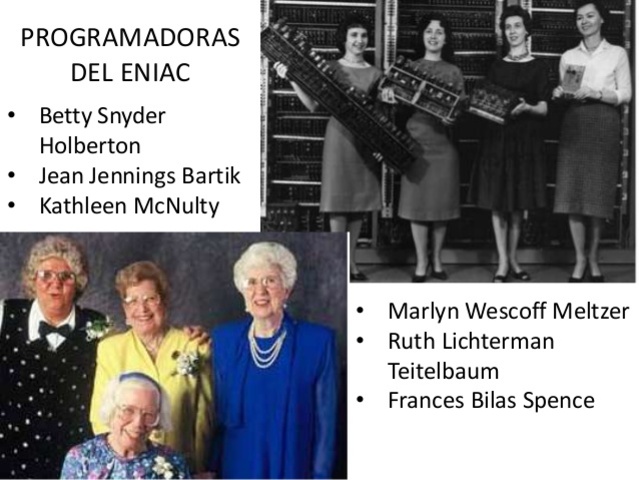 PROGRAMADORAS DE LA ENIAC