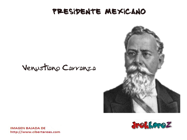 Toma posesion como Presidente Venustiano Carranza