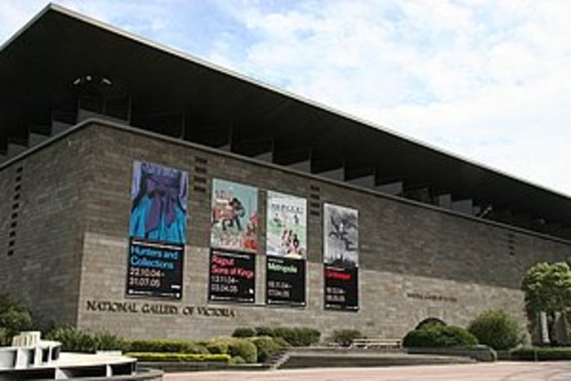 National Art gallery of Victoria opened