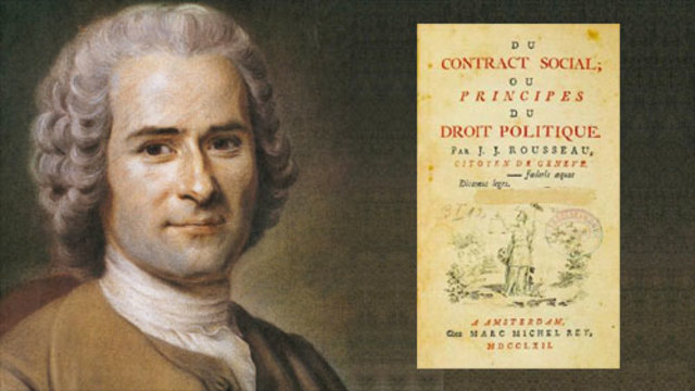 Rousseau  published "The social contract, Emile."