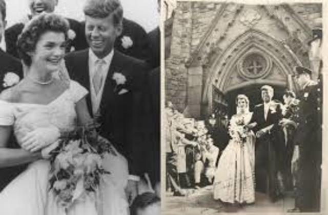 Kennedy married the beautiful Jacqueline Lee Bouvier