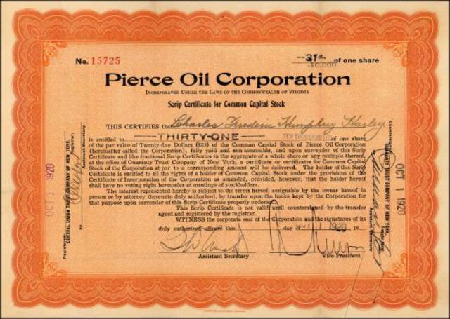 LA WATERS-PIERCE OIL COMPANY